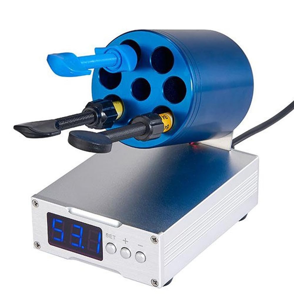 XLTEAM Dental Resin Heater, Resin Composite Softener, Heating Range 30-70C Adjustable, Restorative Oral Materials Soften Quickly, for Improving Resin Properties