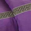 4pcs Massage Table Sheet Set - Soft Bed Cover, Salon Spa Massage Table Sheet Sets Breathable Bed Skirt Sheet Bedspreads 70x190cm(28x75inch) (Color : Gray, Size : 80x190cm(31x75inch)) (Purple 70x190c view 3