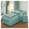 4pcs Massage Table Sheet Set - Soft Bed Cover, Salon Spa Massage Table Sheet Sets Breathable Bed Skirt Sheet Bedspreads 70x190cm(28x75inch) (Color : Gray, Size : 80x190cm(31x75inch)) (Lake Blue 80x1 view 1