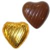 100 Chocolate Hearts, Chocolate heart, Gold foil wrapped chocolate hearts, Individually wrapped chocolates ideal for Weddings, Valentines Day, Mothers Day,Fathers Day, Celebration, view 1