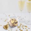 100 Chocolate Hearts, Chocolate heart, Gold foil wrapped chocolate hearts, Individually wrapped chocolates ideal for Weddings, Valentines Day, Mothers Day,Fathers Day, Celebration, view 4