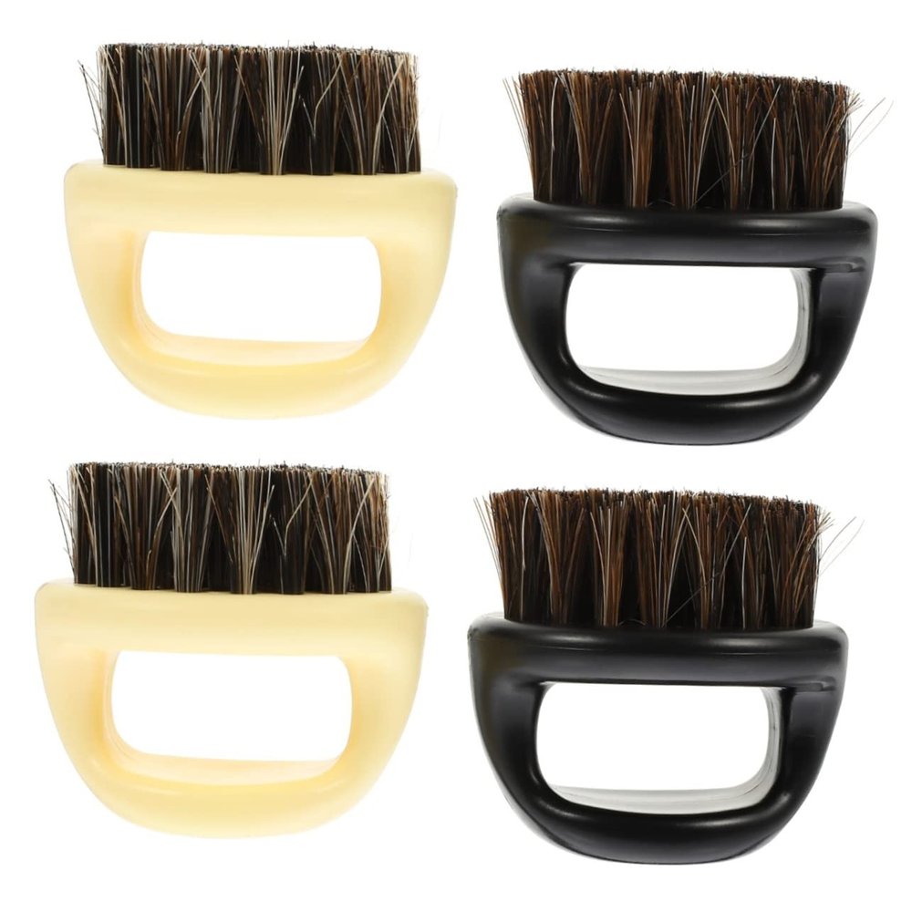 DOITOOL 4pcs Practical Beard Brush for Men Comb Shredded Hair Brush Convenient Hair Styling for Barbershop Use