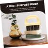 DOITOOL 4pcs Practical Beard Brush for Men Comb Shredded Hair Brush Convenient Hair Styling for Barbershop Use view 2