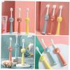 PartyKindom 6pcs Boys and Girls Toothbrushes Comfortable Boy Girl Daily Use Travel Accessory Age Manual Brush view 3