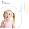 Gatuida 3pcs Cartoon Hippopotamus Toothbrush Set for Boys and Girls Soft Bristles for Gentle Tooth Brushing at Home Travel view 4