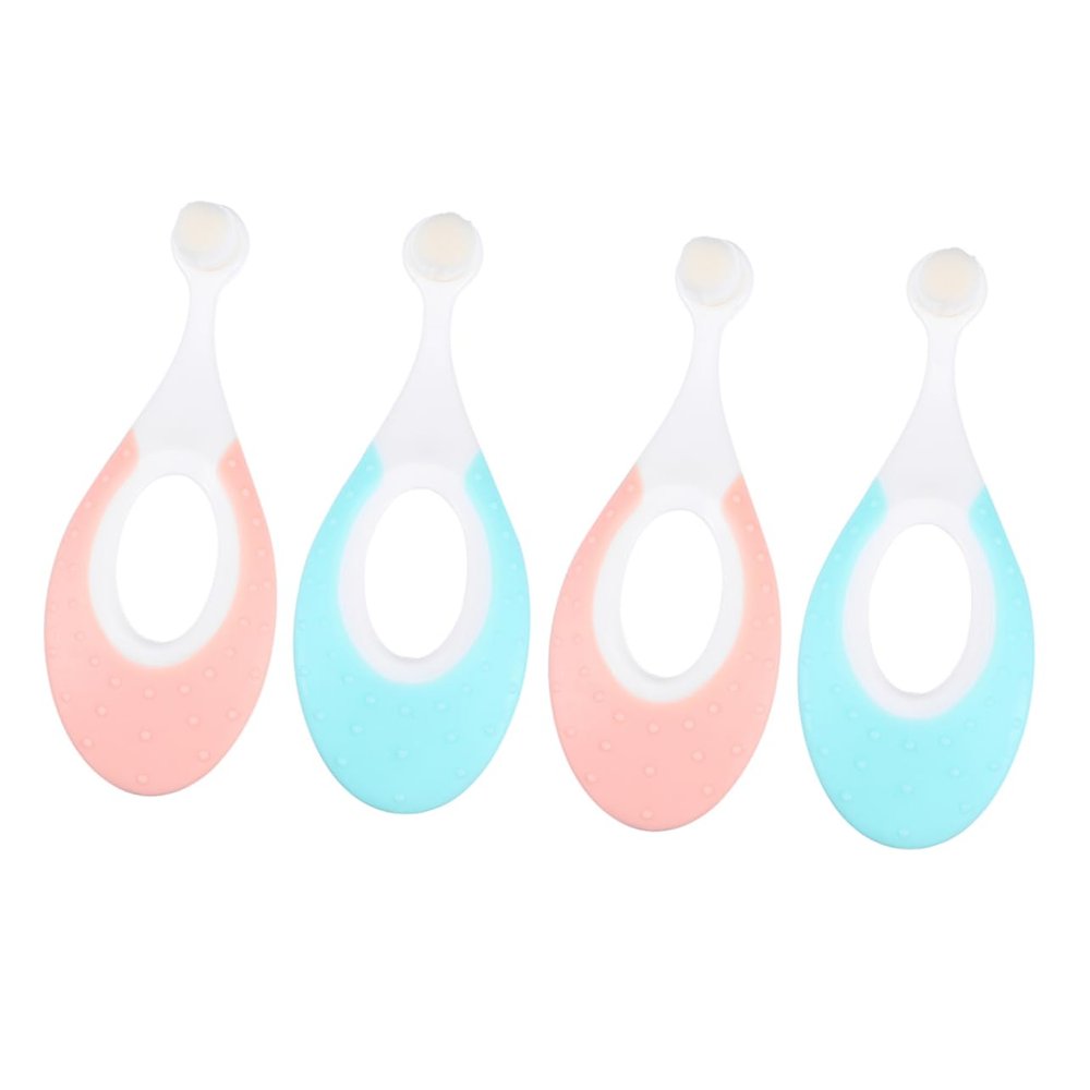 Gatuida 4pcs Toothbrush Soft Bristles Boy Girl Tooth Brush Training Boy Girl Toothbrush
