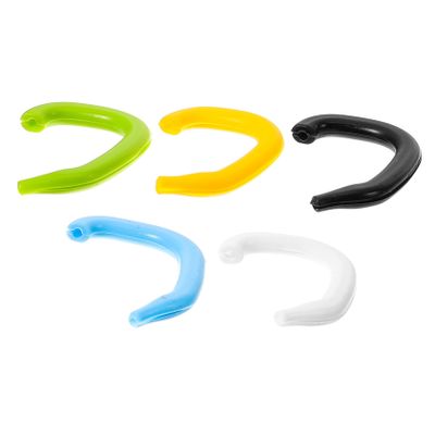 Gatuida Silicone Ear Saver Hooks 5pcs Soft Ear Protectors with Hanging Rope Cover for Mask Strap Relief Comfortable for Work and Daily Use
