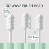 Baby Toothbrush | 60/120 Pack Baby Oral Cleaner | Dispo-Sable Soft Gauze Infan-t Toothbrush Clean Baby Mouth | Baby Tongue Cleaner, Tongue and Gum Cleaner, Oral Care and Cleaning for Baby view 3