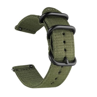 20mm 22mm Smart Watch Strap Compatible With Huawei GT 3 42mm 46mm Sport Nylon Band Compatible With Huawei GT 2/3 Pro 43mm/Rnner/Watch Buds/2E Bracelet (Color : Groen, Size : G T 46mm)