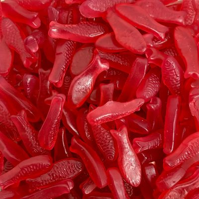 Cherry Fish Retro Sweet Shop Jar by The Gourmet Sweet Company