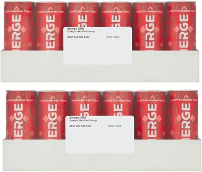 Emerge Energy drink pack 24 x 250ml x 2 pack (Total 48 cans)