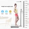 Digital Medical Scale With Height Rod, Height And Weight Electronic Weight Scales - Rotatable Head Advanced Digital Bathroom Scale-200kg/441lb view 4