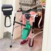 LIGHUFEIC 4 Pcs Walker Hook Hanging,Versatile Anti-Fall Off Stroller Hooks for Hanging Diaper Bags Walker Rollator Crutches Wheelchair, Purses, and Shopping, Hang It Anywhere You Need It(Black) view 2