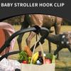 LIGHUFEIC 4 Pcs Walker Hook Hanging,Versatile Anti-Fall Off Stroller Hooks for Hanging Diaper Bags Walker Rollator Crutches Wheelchair, Purses, and Shopping, Hang It Anywhere You Need It(Black) view 3