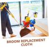 GLEAVI Reusable Broom Mop Cover Replacement Dust Bag Mop Pad Wet and Dry Floor Rag Cleaning Cloth for Home Household Cleaning Accessory, Coffee Color view 3
