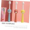 Gatuida 3pcs Boys and Girls Toothbrush Comfortable Boy Girl Manual Tooth Brush Boy Girl Lovely Accessory Daily Use Travel view 4