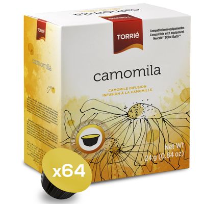 Torri Camomile Tea Pods Compatible with Dolce Gusto (64 pods)