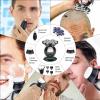 Electric Razor for Men, 6 in 1 Electric Shaver 7D Floating Cutter Head Base Charging Portable Men Beard Trimmer Clipper Skull Shaver Waterproof Shaving view 3