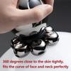 Electric Razor for Men, 6 in 1 Electric Shaver 7D Floating Cutter Head Base Charging Portable Men Beard Trimmer Clipper Skull Shaver Waterproof Shaving view 4