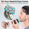 Electric Razor for Men, 6 in 1 4D Head Shavers for Bald Men, Upgraded 9 Floating Heads Rechargeable Waterproof Wet Dry Bald Head Shavers for Men view 3
