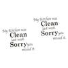 jojofuny 2pcs DIY Removable Vinyl Kitchen Wall Sticker Decal Tile Stickers for Kitchen Decor view 1