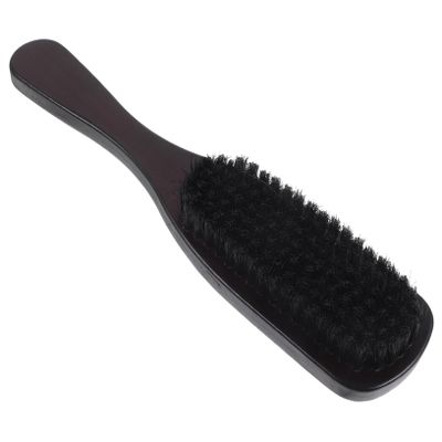 Angoily Boar Bristle Wave Hair Brush for Men Beard Brush Curly Hair Grooming Tool