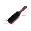 Angoily Boar Bristle Wave Hair Brush for Men Beard Brush Curly Hair Grooming Tool view 2