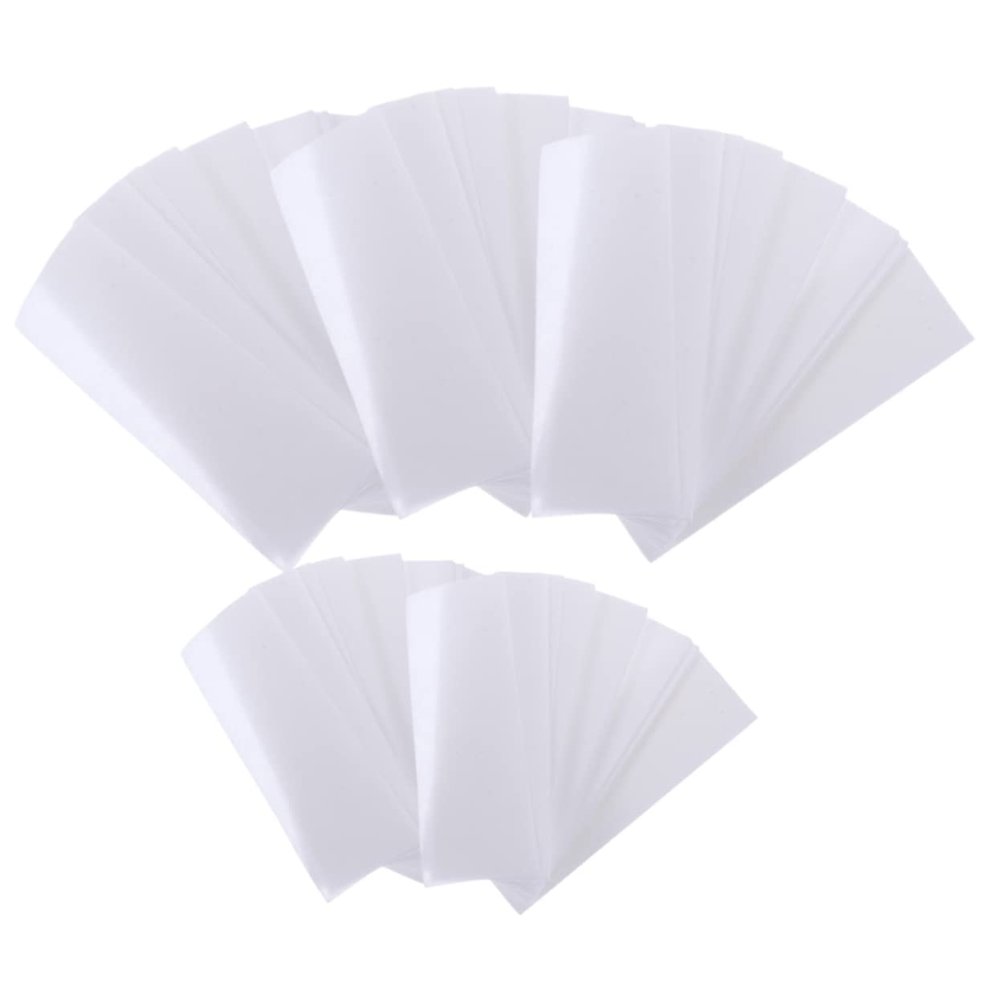 Beavorty 5bags Non-woven Wax Strips for Hair Removal Face Body Per Bag Total Easy to Cut for Precision Suitable for Home Salon Use