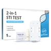GetTested 2-in-1 STI Test for Trichomonas and Gardnerella  at-Home STI Test Kit for Women and Men  Rapid at-Home Results  Easy to Use, Private STI Test  No Appointment or Lab Required view 1