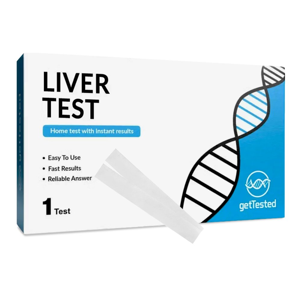 GetTested at-Home Liver Health Test Kit  Urine Test for Bilirubin & Urobilinogen Levels  Convenient Home Liver Test Indicator