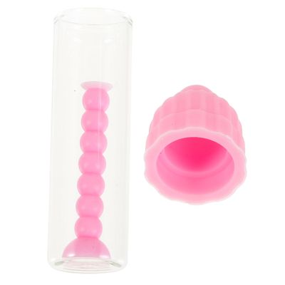 OATIPHO Reusable Silicone Contact Lens Stick Remover with Storage Box, Compact Travel Contacts-Lens Applicator for Hard Lens Care and Nursing Use, Pink