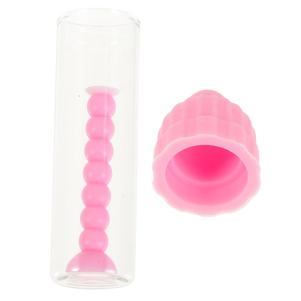 OATIPHO Reusable Silicone Contact Lens Stick Remover with Storage Box, Compact Travel Contacts-Lens Applicator for Hard Lens Care and Nursing Use, Pink