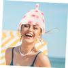 Angoily 2pcs Felt Sauna Hat Water Absorbent Bathing Caps for Men Women Breathable Comfortable Design for Spa and Sauna Activities Felt Material for view 4