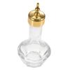 GOOHOCHY Glass Bitters Bottle 50ml with Stopper Golden Leak Proof view 1