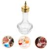 GOOHOCHY Glass Bitters Bottle 50ml with Stopper Golden Leak Proof view 2