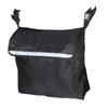 NAMOARLY Wheelchair Storage Bag Waterproof Nylon Material for Scooter and Trolley, Hanging Pouch Organizer Suitable for Travel and Daily Use, Black view 1