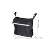 NAMOARLY Wheelchair Storage Bag Waterproof Nylon Material for Scooter and Trolley, Hanging Pouch Organizer Suitable for Travel and Daily Use, Black view 2