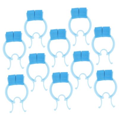 Gatuida 16pcs Blue Nose Clips Nasal Clip Stop Nosebleeds Lung Breathing Training for Nasal Fixing and Epistaxis Care