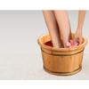 KSTUFF Foot Barrel,Massage Wood Bath Bucket,Handmade,footbaths Smooth Surface,Bathroom Accessories (Color : A) Present vision view 4