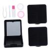 PartyKindom 9sets Portable Contact Lens Case Travel Box for Contact Lenses Halloween Small Lens Holder Box Mirror for Travel Storage view 2