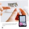 PartyKindom 9sets Portable Contact Lens Case Travel Box for Contact Lenses Halloween Small Lens Holder Box Mirror for Travel Storage view 4