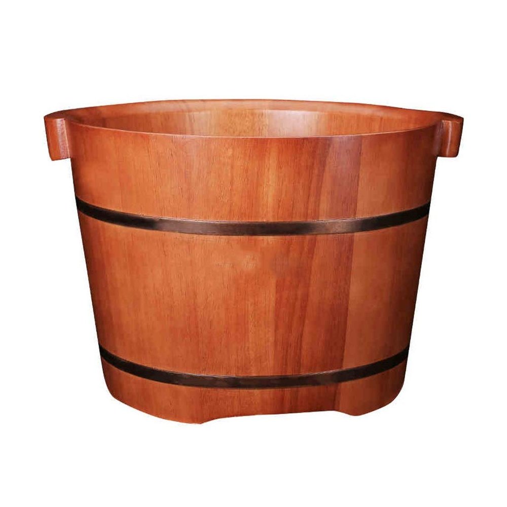 KSTUFF Foot Tub, Foot Basin Tub Bucket, Massage, Spa, Sauna, Soak,foot Bath Wooden Bucket Foot Spa Household Wash Basin Present vision