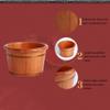KSTUFF Sauna Wooden Bucket,Spa, Sauna,Soak,Handmade Massage Bucket Foot Bath,Foot Spa Wash Bucket Feet Bath Basin Tub Present vision view 4