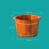 KSTUFF Sauna Wooden Bucket,Spa, Sauna,Soak,Handmade Massage Bucket Foot Bath,Foot Spa Wash Bucket Feet Bath Basin Tub Present vision view 2