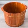 KSTUFF Sauna Wooden Bucket,Spa, Sauna,Soak,Handmade Massage Bucket Foot Bath,Foot Spa Wash Bucket Feet Bath Basin Tub Present vision view 3