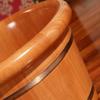 KSTUFF Sauna Wooden Bucket,Spa, Sauna,Soak,Handmade Massage Bucket Foot Bath,Foot Spa Wash Bucket Feet Bath Basin Tub Present vision view 3