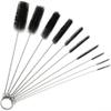 10Pcs Black Tube Brush Set Bottle Cleaning Brushes Drinking Straws Washing Brush Cleaner Bristle Kit for Eye Glasses Household Cleaning Brushes(7.87 Inch) view 1