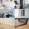 IkErna Floor Transition Strip Carpet Edge Strip, Self Adhesive Metal Threshold Ramps/Purple/105Cm view 4
