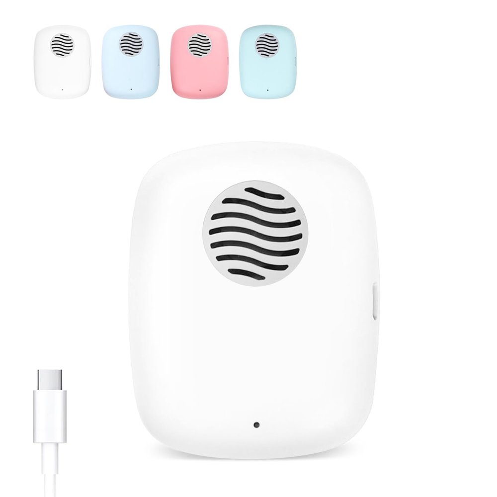 ELMWAY STB-021 UV Toothbrush Sanitizer Case  Compact UVC Sterilizer with Fan, USB Rechargeable Travel Toothbrush Cover for Daily Manual & Electric Toothbrushes  White