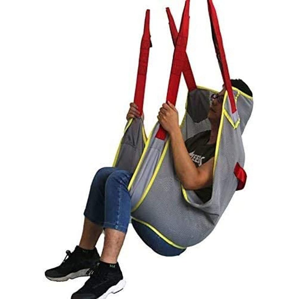 Lve-personne portable pour toilettes, sangle de transfert en maille, aide au levage pour les transferts, pour personnes ges, handicapes, ceintures de transfert robustes, grande capacit de charg